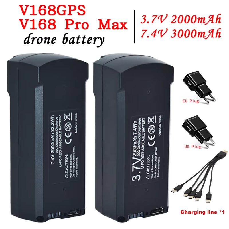 GPS V198 7.4V 3000mAh Battery  - đánh giá và giá Drone Mapping